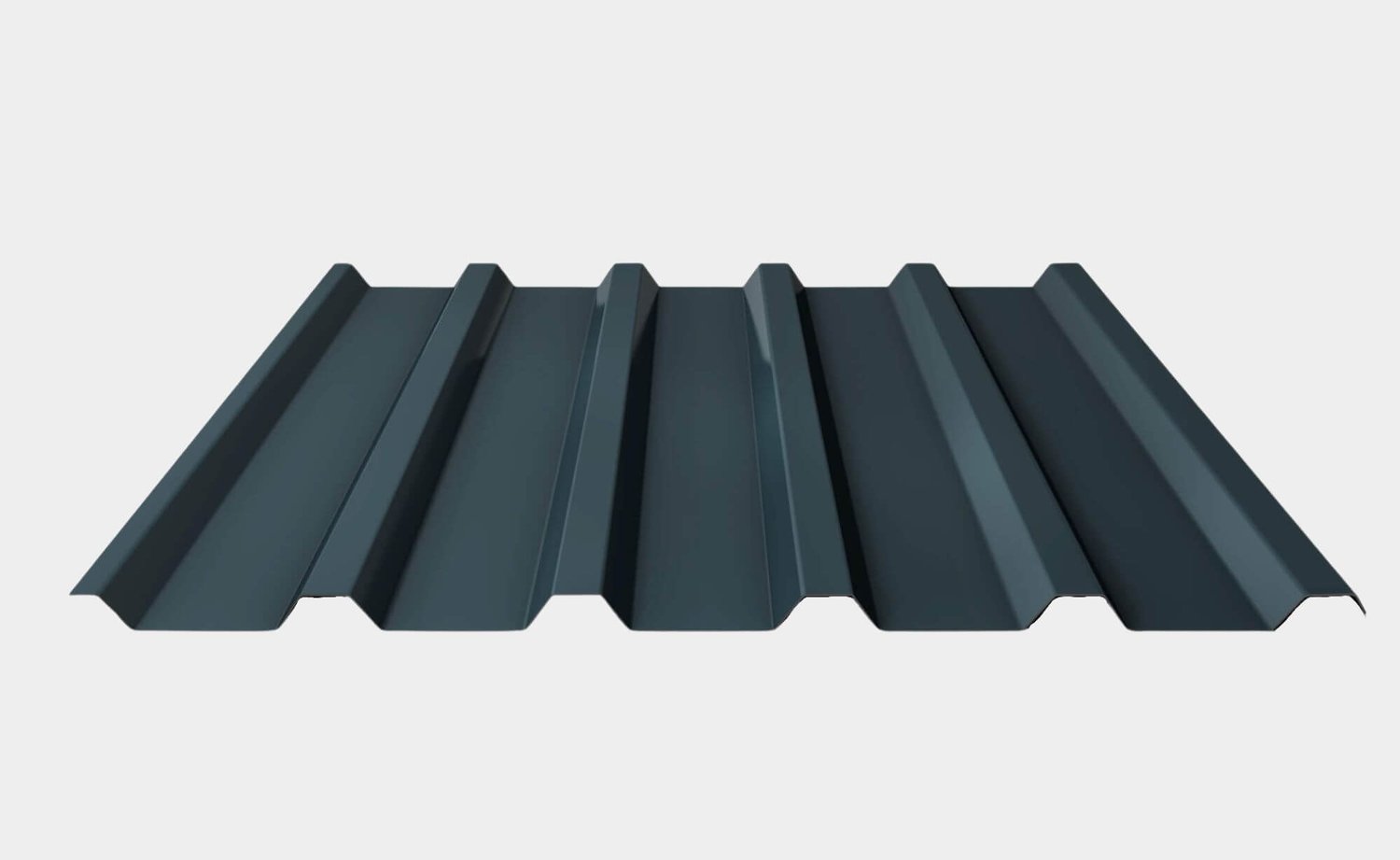 Antracietkleurige damwandplaten voor dak en wand