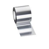 Aluminium tape rol, zilverkleurig, glanzend, vrijstaand op witte achtergrond