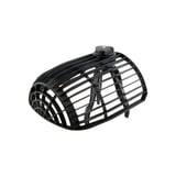 DACHPROTECT Attika grindvangkorf van zwart PVC, zijaanzicht