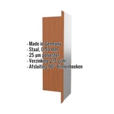 Binnenhoek | 10 cm x 10 cm x 2,00 m | Staal 0,50 mm | 25 µm Polyester | Houtlook - Eiken