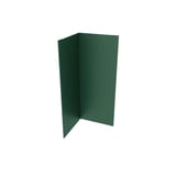 Binnenhoek mosgroen RAL 6005 van 0,50 mm staal met 25 µm polyestercoating, hoofdweergave
