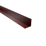 Binnenhoek Wijnrood RAL 3005 staal 0,50 mm met 25 µm polyestercoating, hoofdaanzicht