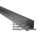 Binnenhoek Antracietgrijs RAL 7016 staal 0,50 mm, 25 µm polyestercoating, met ingevoegde specificaties