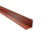 Binnenhoek van staal, Koperbruin RAL 8004, 0,63 mm dikte, hoofdweergave