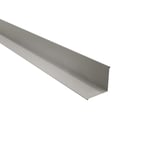 Binnenhoek Zilver-Metallic, 0,63 mm staal, 25 µm polyestercoating, hoofdaanzicht schuin van boven