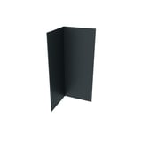 Binnenhoek 15x15 cm, Antracietgrijs RAL 7016, 0,75 mm staal, hoofdweergave