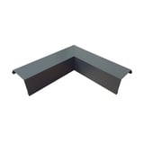 Binnenhoek ISOS van aluminium 1,50 mm in antracietgrijs RAL 7016, bovenaanzicht