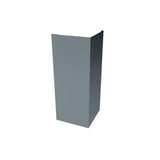 Buitenhoek van staal, 0,75 mm, in Venstergrijs RAL 7040, HPS Ultra gecoat, hoofdweergave