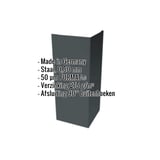 Buitenhoek staal, Antracietgrijs RAL 7016, 0,50 mm, PURMAT coating, met ingebedde specificaties