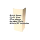 Buitenhoek Licht ivoorkleurig (RAL 1015) met ingebedde productdetails