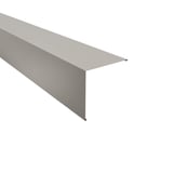 Buitenhoek van staal, Grijswit (RAL 9002), 0,50 mm, hoofdaanzicht