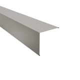 Buitenhoek Zilver-Metallic, 0,63 mm staal, hoofdaanzicht schuin van boven