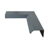 Buitenhoek ISOS | Aluminium | Länge 25 cm | Antracietgrijs matt