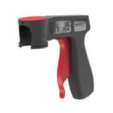 Comfort spuitbus handgreep van zwart kunststof met rode trekker en rode dop, DACHPROTECT logo