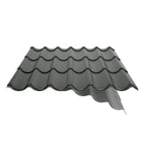Dakpanplaat 2/1060 Chroomoxydegroen, 0,40 mm, met zichtbaar anti-condensvlies