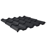 Dakpanplaat EUROPA Antracietgrijs, 0,50 mm, 80 µm Shimoco coating, hoofdweergave