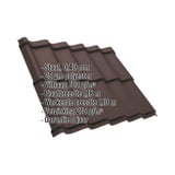 Dakpanplaat Szafir 350/15 | Anti-Drup 700 g/m² | Restpartij