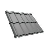 Dakpanplaat Szafir 350/15 Zilver-Metallic, hoofdweergave van het profiel