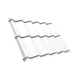Dakpanplaat Szafir 350/15, zuiverwit RAL 9010, 0,50 mm staal, hoofdweergave