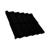 Dakpanplaat Szafir 350/15 Gitzwart, 0,50 mm, polyestercoating, hoofdweergave
