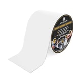 Dak reparatieband wit, rol met productinformatie en MicroSealant logo