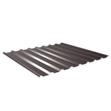 Damwandplaat 20/1100, 0,63 mm staal, RAL 8017 Chocoladebruin, 25 µm polyester coating
