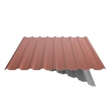 Damwandplaat 20/1100 | Dak | Anti-Drup 1000 g/m² | Staal 0,50 mm | 35 µm Mattpolyester | 75 - Terracotta