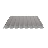 Damwandplaat 20/1100 aluminium 0,70 mm met anti-condensvlies aan de onderzijde, zijaanzicht