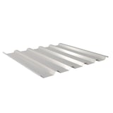 Damwandplaat 35/207 Zilver-Metallic, 0,63 mm dik, 25 µm polyestercoating, hoofdaanzicht