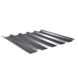 Damwandplaat 35/207 antracietgrijs, bovenaanzicht, 0,75 mm staal met 25 µm polyestercoating