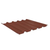 Damwandplaat 35/207 | Dak | Anti-Drup 700 g/m² | Staal 0,50 mm | 35 µm Mattpolyester | 75 - Terracotta