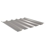 Damwandplaat 35/207 aluminium 0,70 mm, grijs (RAL9007), hoofdaanzicht schuin van boven