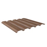 Damwandplaat 35/207 | Gevel | Staal 0,50 mm | 35 µm Structuurpolyester | Houtlook - Eiken