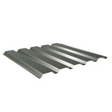 Damwandplaat 35/207 wand chroomoxydegroen, 0,63 mm staal, 25 µm polyestercoating, hoofdaanzicht