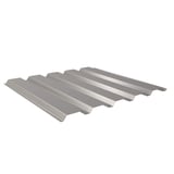 Damwandplaat 35/207 aluminium, 0,70 mm, RAL9007, hoofdaanzicht