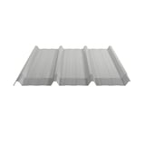 Damwandplaat 45/333 Zilver-Metallic met anti-condens vlieslaag aan de onderzijde, doorsnede