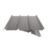 Damwandplaat 45/333 aluminium 0,70 mm in RAL9007 met deels zichtbaar anti-condensvlies
