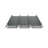 Damwandplaat 45/333 aluminium mosgroen met anti-condensvlies aan de onderzijde, vrijstaand