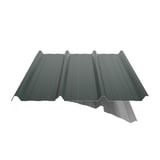 Damwandplaat 45/333 aluminium mosgroen met gedeeltelijk anti-condensvlies, vrijstaand