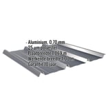 Damwandplaat 45/333 aluminium 0,70 mm, antracietgrijs, met ingebouwde gegevens