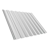 Damwandplaat T18DR dak lichtgrijs RAL 7035, 0,50 mm staal met 25 µm polyestercoating, hoofdaanzicht