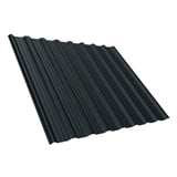 Damwandplaat T18DR Antracietgrijs 0,75 mm hoofdaanzicht, schuin van boven