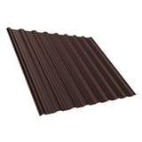 Damwandplaat T18DR dak 0,75 mm chocoladebruin RAL 8017, hoofdweergave
