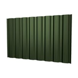 Damwandplaat T18DR wand chroomoxide groen, 0,50 mm staal, 25 µm polyestercoating, hoofdweergave