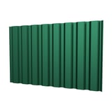 Damwandplaat T20M wand mosgroen, 0,50 mm staal, hoofdweergave van de profielstructuur