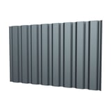 Damwandplaat T20M wand Pelsgrijs, 0,50 mm staal, hoofdaanzicht, 25 µm polyestercoating