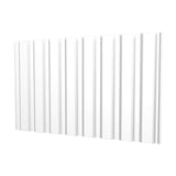 Damwandplaat T20M wand Zuiverwit (RAL 9010) 0,75 mm, hoofdaanzicht