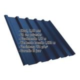 Damwandplaat T35/207MD Gentiaanblauw 0,50 mm met ingebedde specificaties
