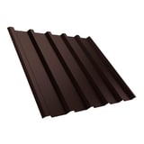 Damwandplaat T35/207MD in Chocoladebruin RAL 8017, 0,50 mm staal, 25 µm polyester coating, hoofdweergave