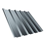 Damwandplaat T35DR in Venstergrijs (RAL 7040) met 200 µm HPS Ultra® coating, hoofdaanzicht